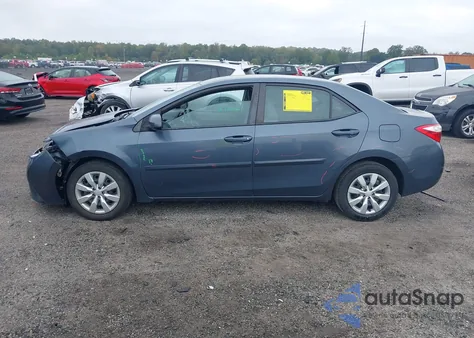 2014 Toyota Corolla Le from USA, damaged, VIN 2T1BURHE4EC184339